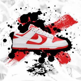 Red Low Dunks wallpaper