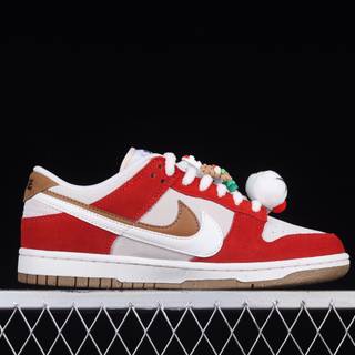 Red Low Dunks wallpaper
