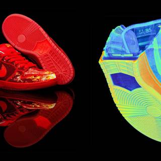 Red Low Dunks wallpaper