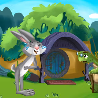 The Tortoise and the Hare wallpaper