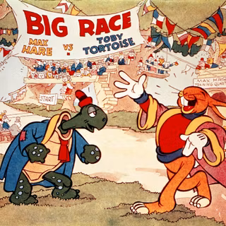 The Tortoise and the Hare wallpaper