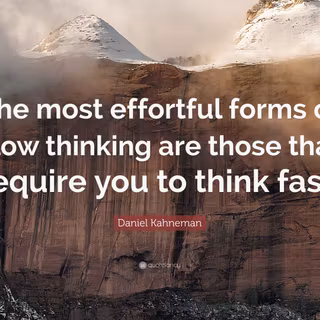 Thinking, Fast and Slow wallpaper