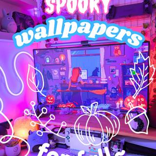 Cozy purple wallpaper