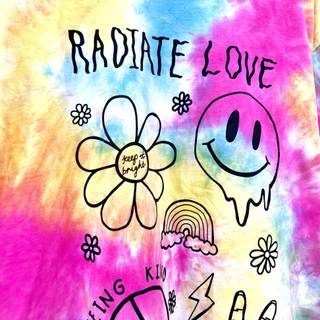 Purple tie dye quotes wallpaper