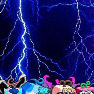 Lightning Blox Fruits wallpaper
