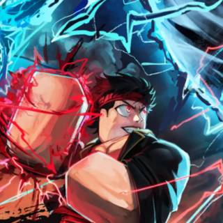 Lightning Blox Fruits wallpaper