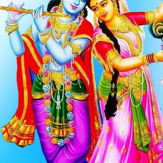 Goddess Radha mobile wallpaper