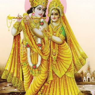 Goddess Radha mobile wallpaper