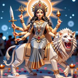 Goddess Radha mobile wallpaper