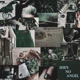 Green Slytherin wallpaper