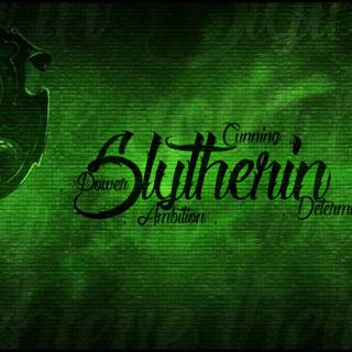 Green Slytherin wallpaper