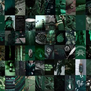 Green Slytherin wallpaper