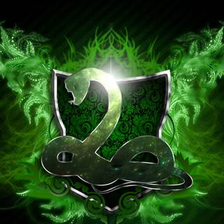 Green Slytherin wallpaper