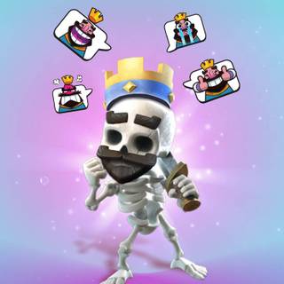 Skeleton King Clash Royale wallpaper