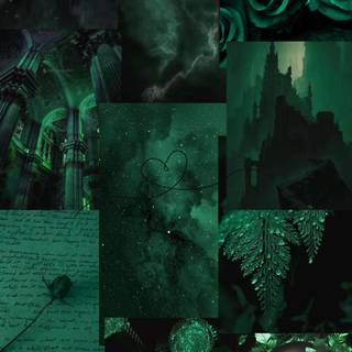 Green Slytherin wallpaper