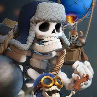 Skeleton King Clash Royale wallpaper