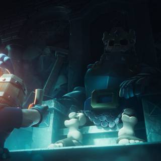 Skeleton King Clash Royale wallpaper