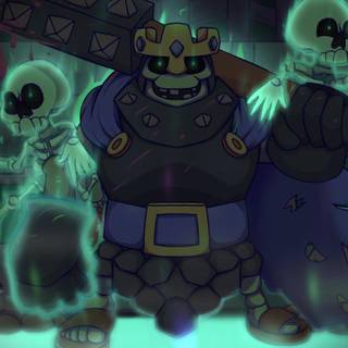 Skeleton King Clash Royale wallpaper