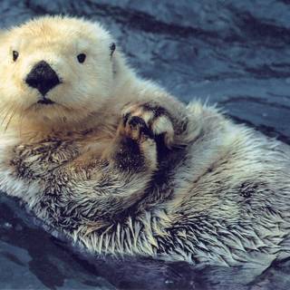 Kawaii otter wallpaper