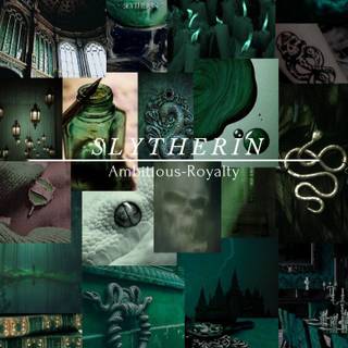 Green Slytherin wallpaper