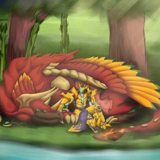 Yharon, Dragon of Rebirth wallpaper