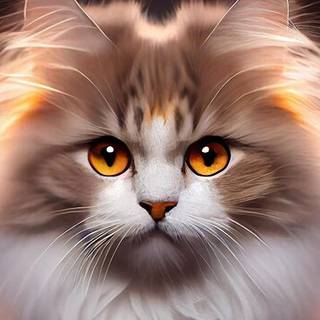 Realistic cat wallpaper