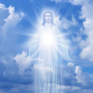 Jesus blue wallpaper