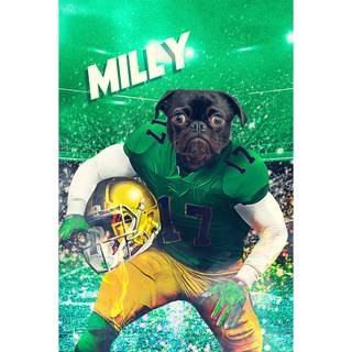 Football dog wallpaper