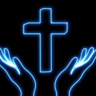 Jesus blue wallpaper