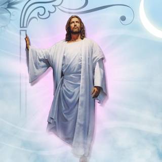 Jesus blue wallpaper