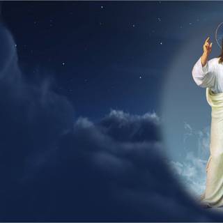 Jesus blue wallpaper