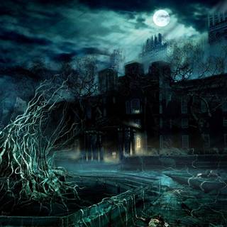 Dark gaming PC wallpaper