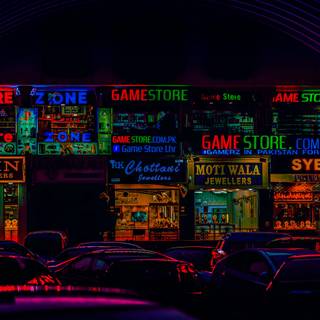 Dark gaming PC wallpaper