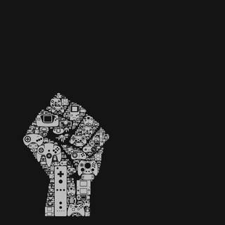 Dark gaming PC wallpaper