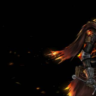 Dark gaming PC wallpaper