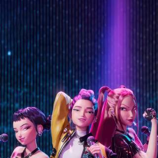 KPop Demon Hunters HUNTR/X wallpaper