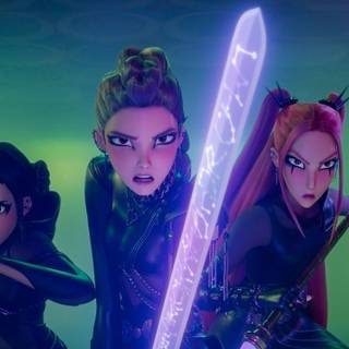 KPop Demon Hunters HUNTR/X wallpaper