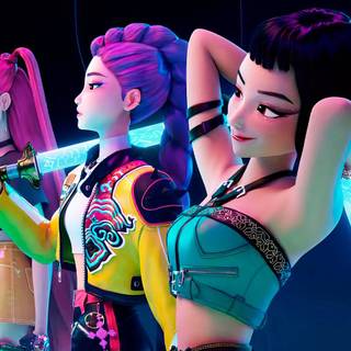 KPop Demon Hunters HUNTR/X wallpaper