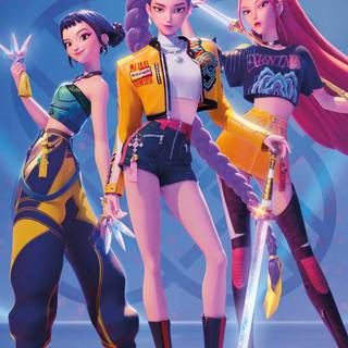 KPop Demon Hunters HUNTR/X wallpaper