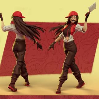 Yi Xi Butcher Vanity wallpaper