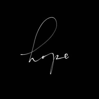 Written hope wallpaper