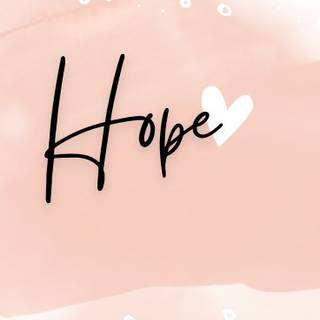 Written hope wallpaper