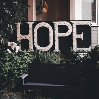 Written hope wallpaper