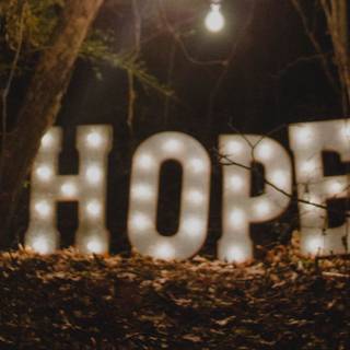 Written hope wallpaper