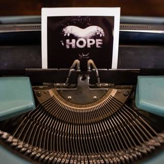 Written hope wallpaper