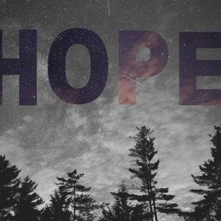 Written hope wallpaper