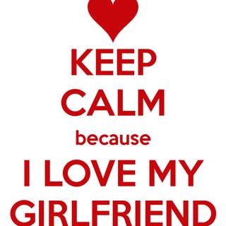 I heart my girlfriend wallpaper