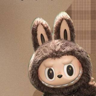 Brown Labubu wallpaper