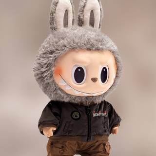 Brown Labubu wallpaper