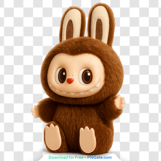 Brown Labubu wallpaper